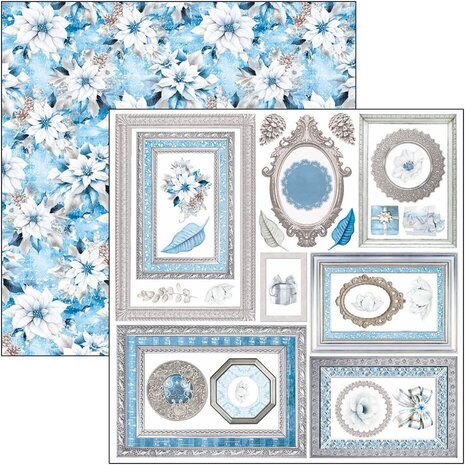 Ciao Bella Papercrafting Elegance of Blue 6x6 Inch Paper Pad (CBQE079) Ciao Bella Papercrafting Elegance of Blue 6x6 Inch Paper Pad (CBQE079)