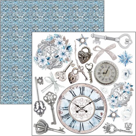Ciao Bella Papercrafting Elegance of Blue 6x6 Inch Paper Pad (CBQE079) Ciao Bella Papercrafting Elegance of Blue 6x6 Inch Paper Pad (CBQE079)
