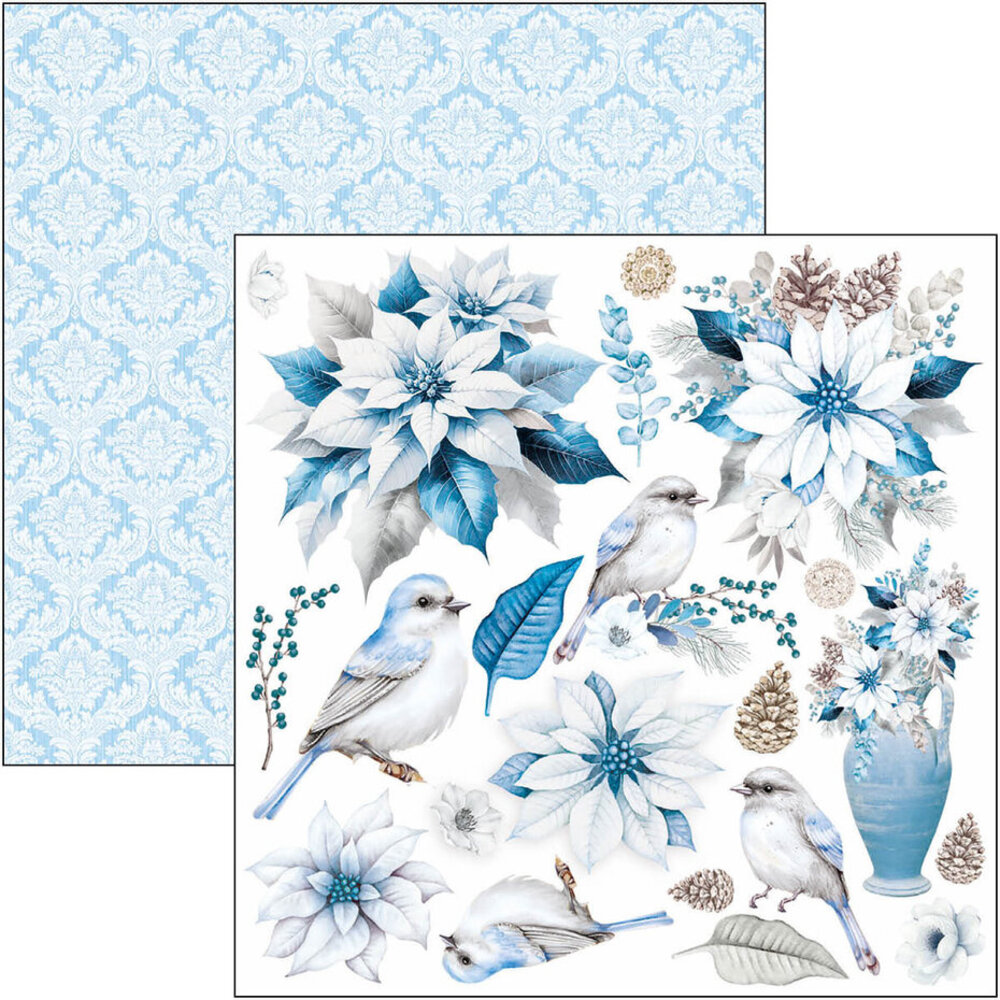 Ciao Bella Papercrafting Elegance of Blue 6x6 Inch Paper Pad (CBQE079) Ciao Bella Papercrafting Elegance of Blue 6x6 Inch Paper Pad (CBQE079)