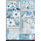 Ciao Bella Papercrafting Elegance of Blue A4 Creative Pad (CBCL079)