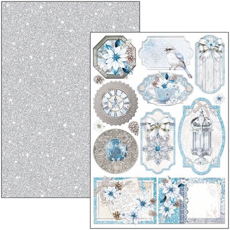 Ciao Bella Papercrafting Elegance of Blue A4 Creative Pad (CBCL079)
