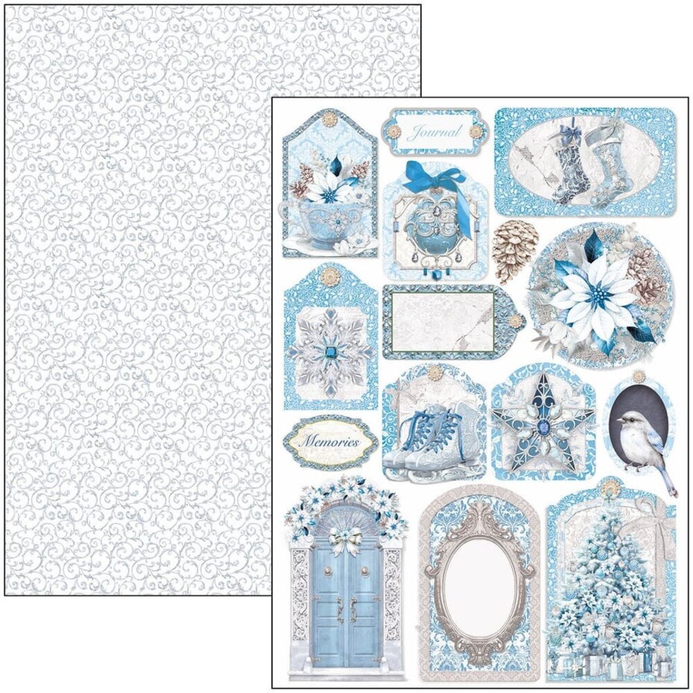 Ciao Bella Papercrafting Elegance of Blue A4 Creative Pad (CBCL079)