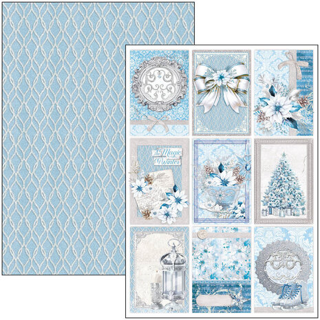 Ciao Bella Papercrafting Elegance of Blue A4 Creative Pad (CBCL079)