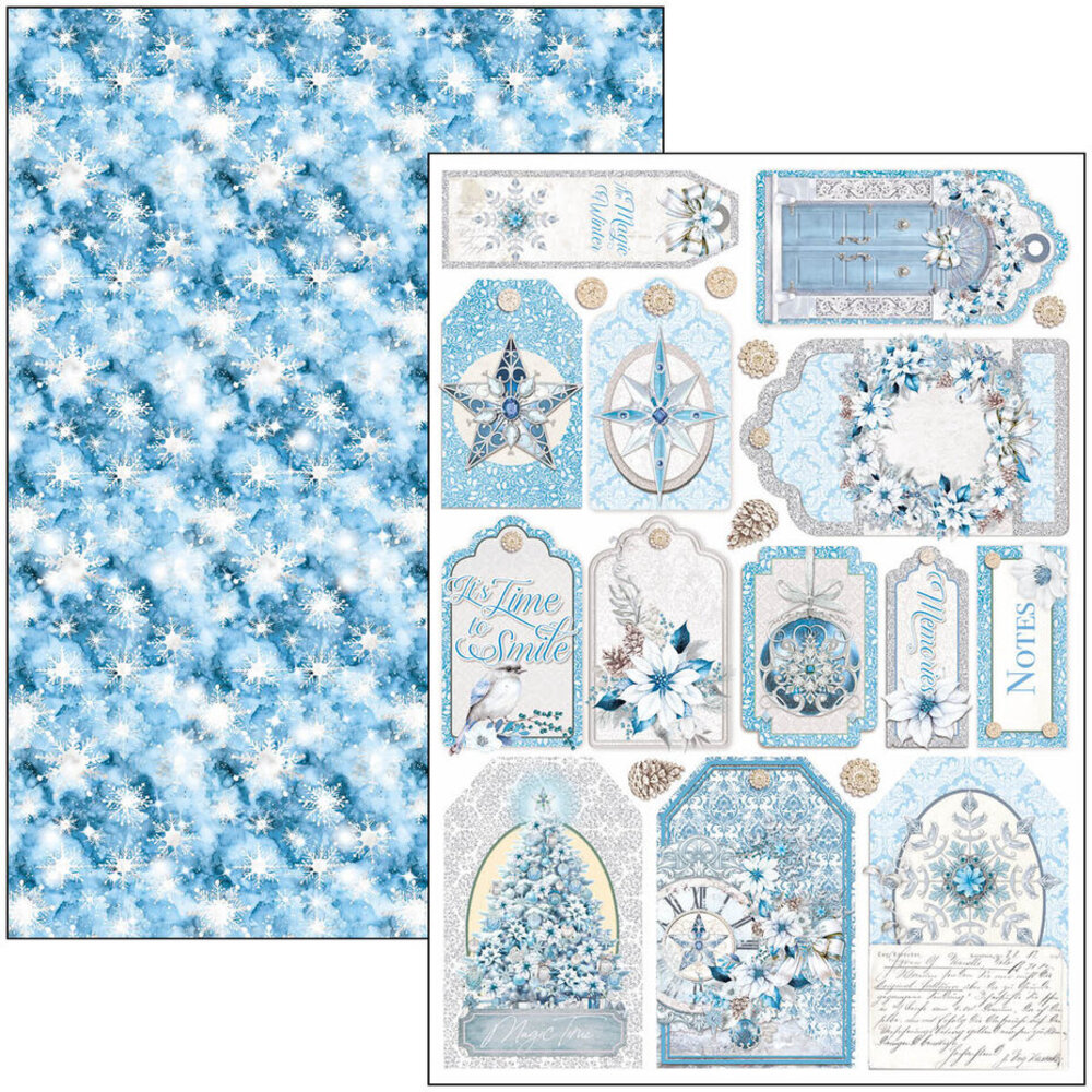 Ciao Bella Papercrafting Elegance of Blue A4 Creative Pad (CBCL079)