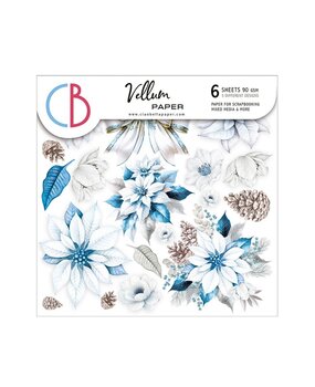 Ciao Bella Papercrafting Elegance of Blue 6x6 Inch Vellum Paper (CBVQ018) Ciao Bella Papercrafting Elegance of Blue 6x6 Inch Vellum Paper (CBVQ018)