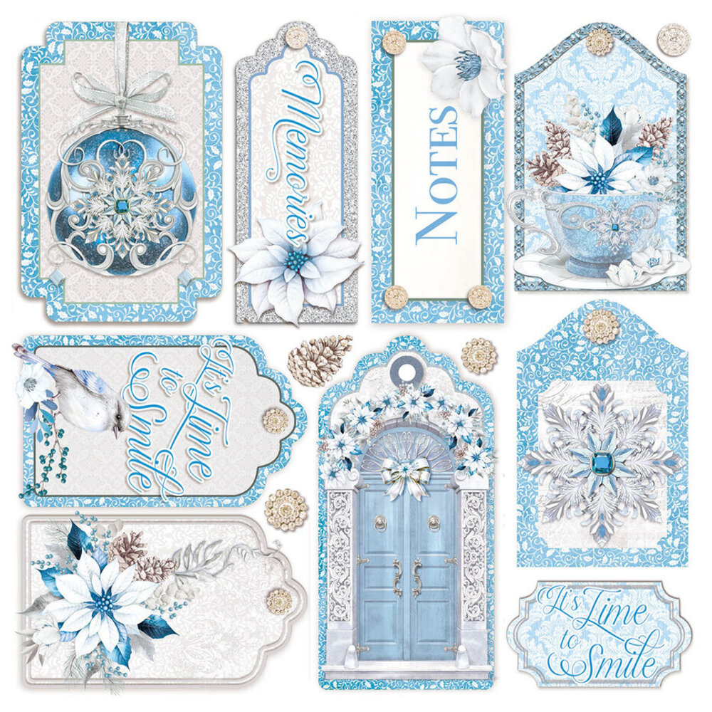 Ciao Bella Papercrafting Elegance of Blue 6x6 Inch Vellum Paper (CBVQ018) Ciao Bella Papercrafting Elegance of Blue 6x6 Inch Vellum Paper (CBVQ018)