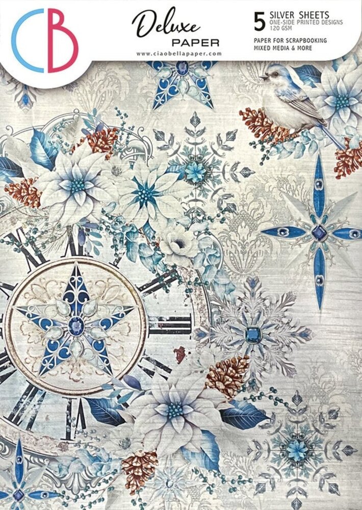 Ciao Bella Papercrafting Elegance of Blue A4 Deluxe Paper (CBD013) Ciao Bella Papercrafting Elegance of Blue A4 Deluxe Paper (CBD013)