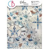 Ciao Bella Papercrafting Elegance of Blue A4 Deluxe Paper (CBD013)