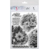 Ciao Bella Papercrafting Elegance of Blue A5 Clear Stamps Boho Christmas (PS8122)