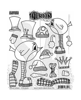 Ranger Dylusions Robin Couture Cling Stamps (DYR10009)