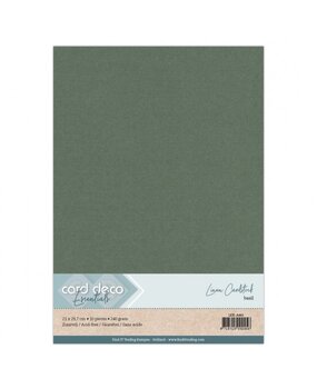 Card Deco Linen Cardstock Basilicum 10 Vel A4 (LKK-A441) Card Deco Linen Cardstock Basilicum 10 Vel A4 (LKK-A441)