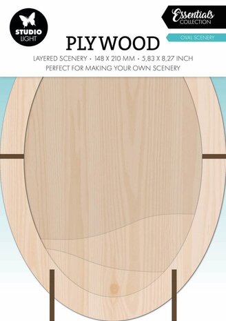 Studio Light Essentials Plywood Oval Scenery (SL-ES-PW05)