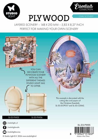 Studio Light Essentials Plywood Oval Scenery (SL-ES-PW05)