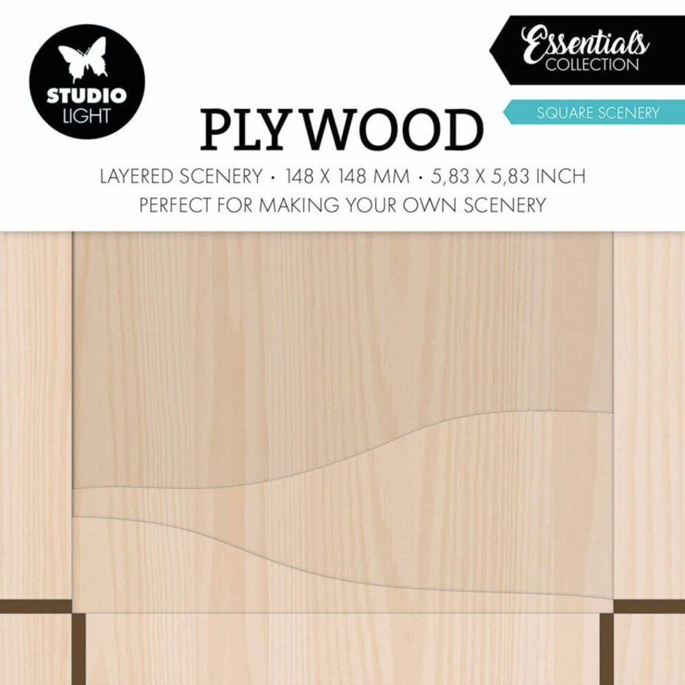Studio Light Essentials Plywood Square Scenery (SL-ES-PW06)