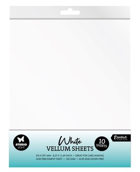 Studio Light Essentials White Vellum Sheets A4 (SL-CO-VES04) Studio Light Essentials White Vellum Sheets A4 (SL-CO-VES04)
