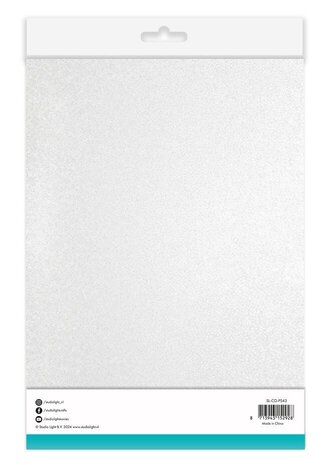 Studio Light Essentials Glitter Sheets A5 White (SL-CO-PS43)