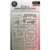 Studio Light Christmas Essentials Joyful Collage Embossing Folder (SL-ES-EMB22)