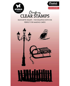 Studio Light Christmas Essentials Clear Stamps Owl Scenery (SL-ES-STAMP710) Studio Light Christmas Essentials Clear Stamps Owl Scenery (SL-ES-STAMP710)