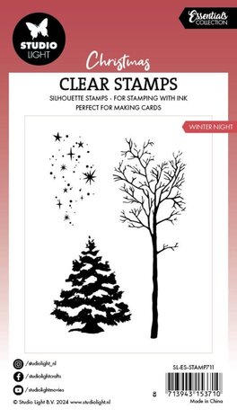 Studio Light Christmas Essentials Clear Stamps Winter Night (SL-ES-STAMP711) Studio Light Christmas Essentials Clear Stamps Winter Night (SL-ES-STAMP711)