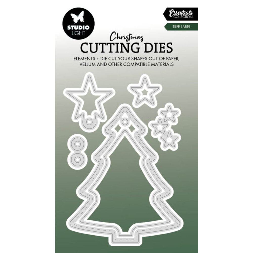 Studio Light Christmas Essentials Snijmal Tree Label (SL-ES-CD868 ...