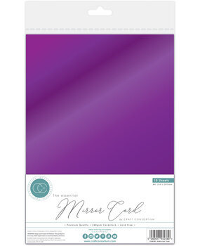 Craft Consortium The Essential Mirror Card A4 Purple (CCEMC009) Craft Consortium The Essential Mirror Card A4 Purple (CCEMC009)