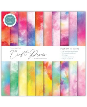 Craft Consortium Essential Craft Papers 6x6 Inch Paper Pad Pigment Infusions (CCEPAD031B) Craft Consortium Essential Craft Papers 6x6 Inch Paper Pad Pigment Infusions (CCEPAD031B)