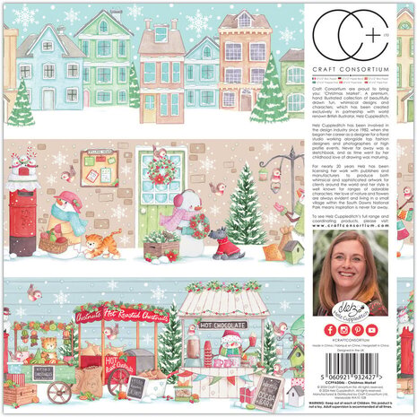 Craft Consortium Christmas Market 12x12 Inch Paper Pad (CCPPAD046) Craft Consortium Christmas Market 12x12 Inch Paper Pad (CCPPAD046)