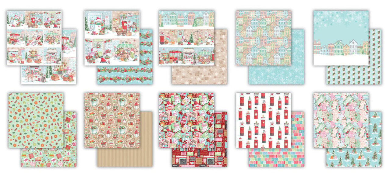 Craft Consortium Christmas Market 12x12 Inch Paper Pad (CCPPAD046) Craft Consortium Christmas Market 12x12 Inch Paper Pad (CCPPAD046)