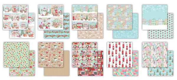 Craft Consortium Christmas Market 12x12 Inch Paper Pad (CCPPAD046) Craft Consortium Christmas Market 12x12 Inch Paper Pad (CCPPAD046)