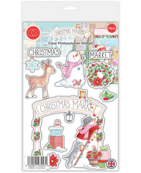 Craft Consortium Christmas Market Clear Stamps Christmas Market (CCSTMP094) Craft Consortium Christmas Market Clear Stamps Christmas Market (CCSTMP094)