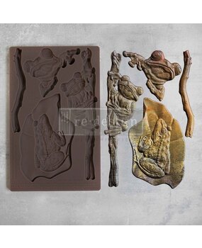 Re-Design Froggy Meadow Greens 5x8 Inch Decor Mould (669560)