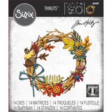 Sizzix Thinlits Die Set Vault Foliage Wreath (666682)