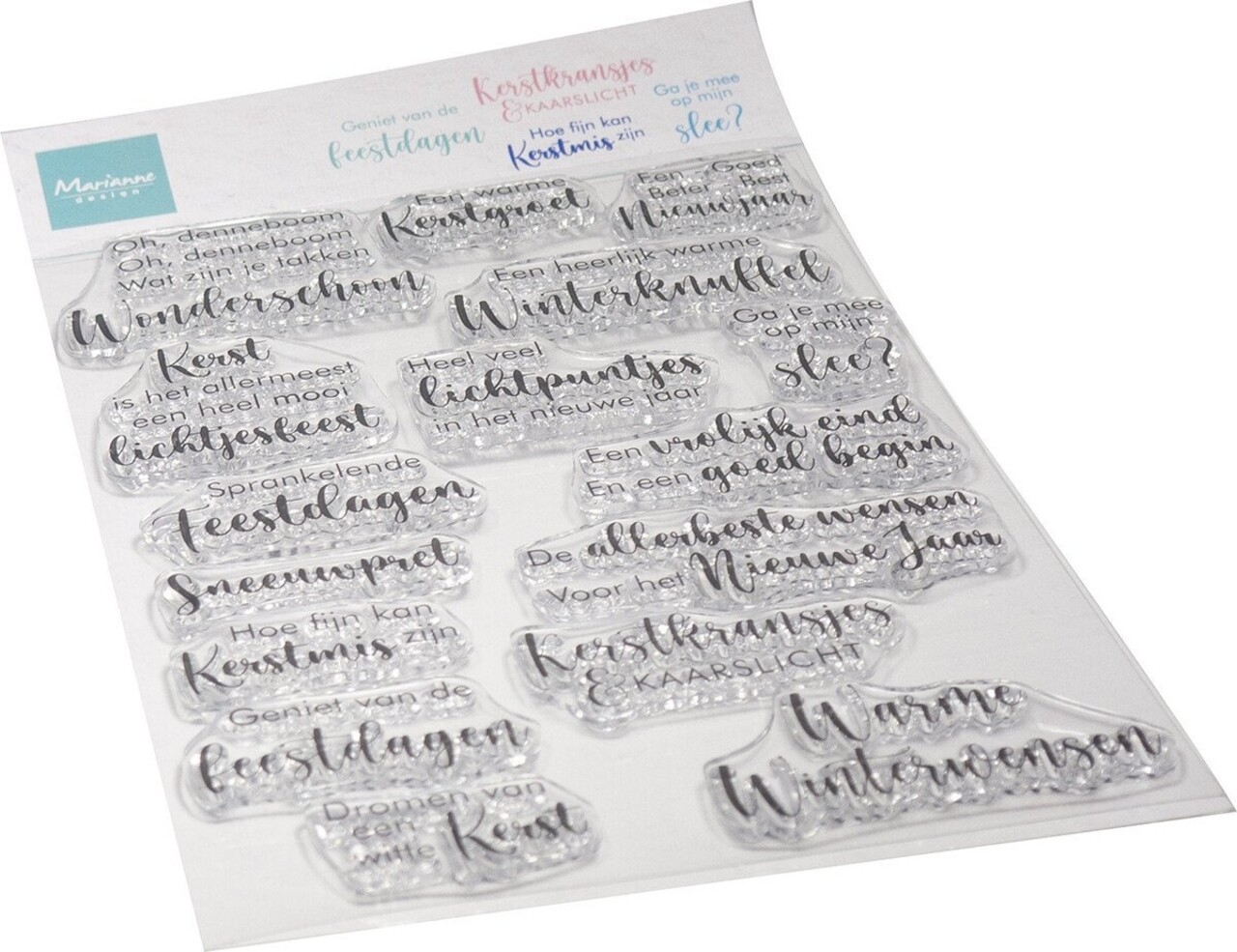 Marianne Design Clear Stamps Sprankelende Feestdagen (CS1169) Marianne Design Clear Stamps Sprankelende Feestdagen (CS1169)