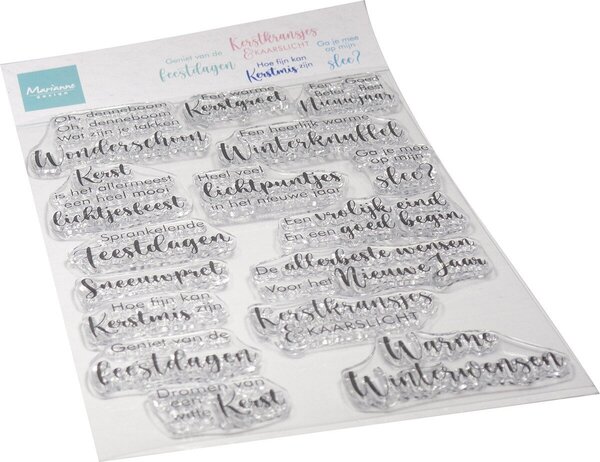 Marianne Design Clear Stamps Sprankelende Feestdagen (CS1169) Marianne Design Clear Stamps Sprankelende Feestdagen (CS1169)