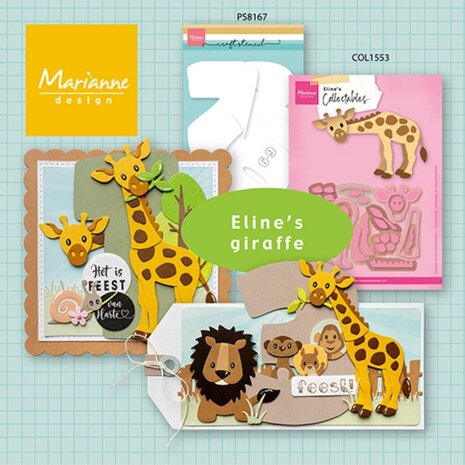 Marianne Design Collectables Eline's Giraffe (COL1553) Marianne Design Collectables Eline's Giraffe (COL1553)