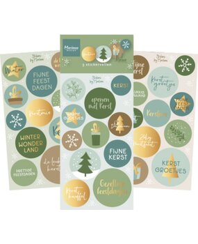 Marianne Design Stickers Kerstgroetjes (CA3194)
