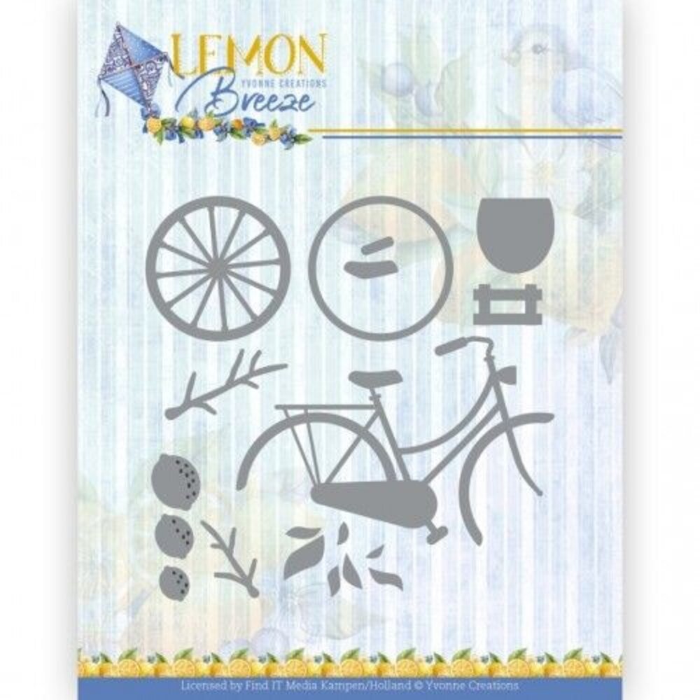 Yvonne Creations Lemon Breeze Dies Lemon Bike (YCD10358) Yvonne Creations Lemon Breeze Dies Lemon Bike (YCD10358)