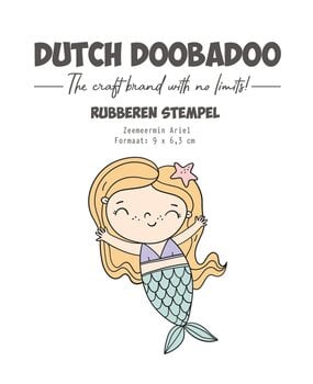 Dutch Doobadoo Rubber Stamp Zeemeermin Ariel (497.004.020)*