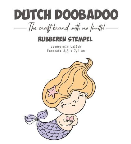 Dutch Doobadoo Rubber Stamp Zeemeermin Lailah (497.004.021)