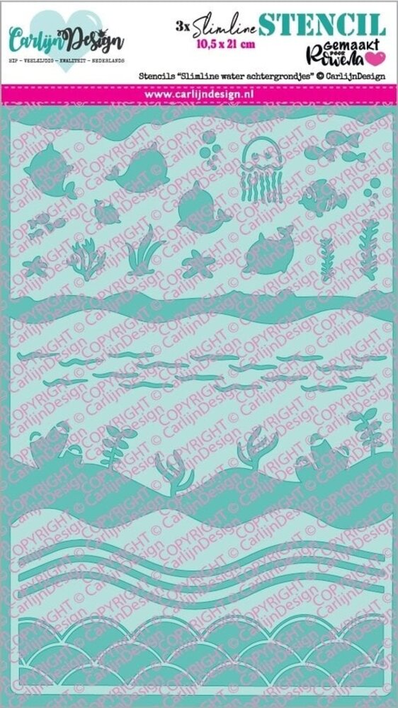 Carlijn Design Stencils Water Achtergrondjes (CDSC-0033) Carlijn Design Stencils Water Achtergrondjes (CDSC-0033)