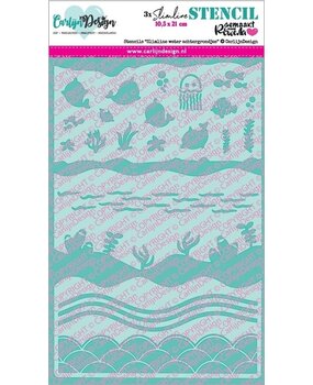 Carlijn Design Stencils Water Achtergrondjes (CDSC-0033) Carlijn Design Stencils Water Achtergrondjes (CDSC-0033)