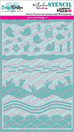 Carlijn Design Stencils Water Achtergrondjes (CDSC-0033) Carlijn Design Stencils Water Achtergrondjes (CDSC-0033)