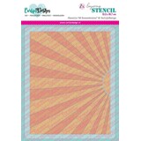 Carlijn Design Stencils A6 Zonnestralen (CDSC-0034)