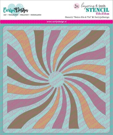 Carlijn Design Stencils Retro 60s & 70s (CDSC-0035) Carlijn Design Stencils Retro 60s & 70s (CDSC-0035)