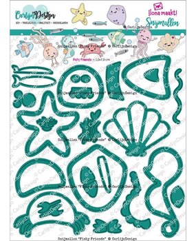 Carlijn Design Snijmallen Fishy Friends (CDSN-0266)
