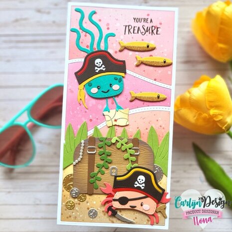 Carlijn Design Snijmallen Fishy Friends (CDSN-0266) Carlijn Design Snijmallen Fishy Friends (CDSN-0266)