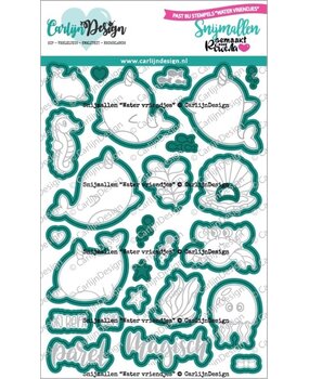 Carlijn Design Snijmallen Water Vriendjes (CDSN-0267) Carlijn Design Snijmallen Water Vriendjes (CDSN-0267)