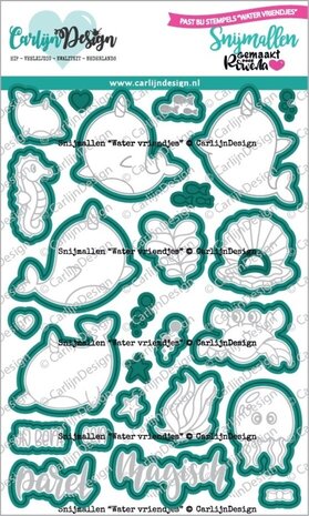 Carlijn Design Snijmallen Water Vriendjes (CDSN-0267) Carlijn Design Snijmallen Water Vriendjes (CDSN-0267)