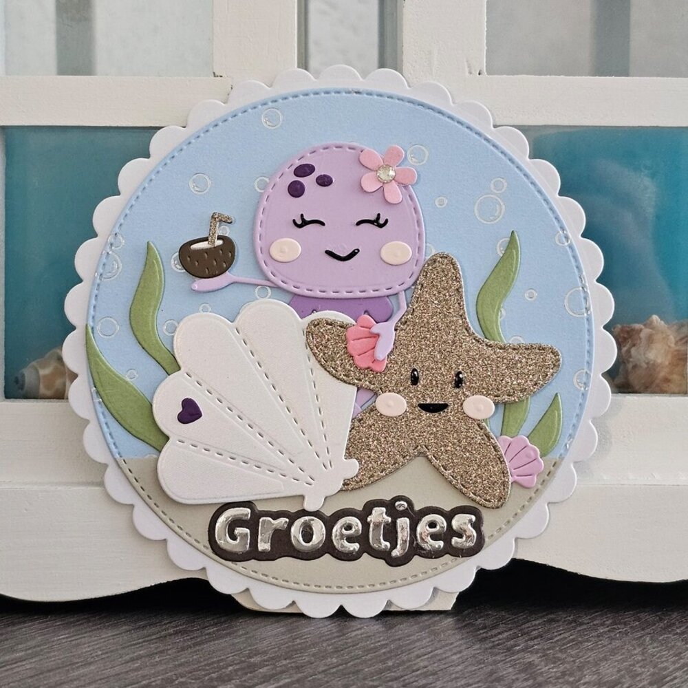 Carlijn Design Snijmallen Groetjes Uit (CDSN-0273)