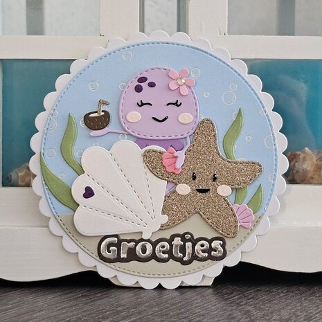 Carlijn Design Snijmallen Groetjes Uit (CDSN-0273)